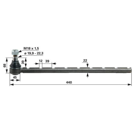 Kugelgelenk anstelle von Steyr 137700430701