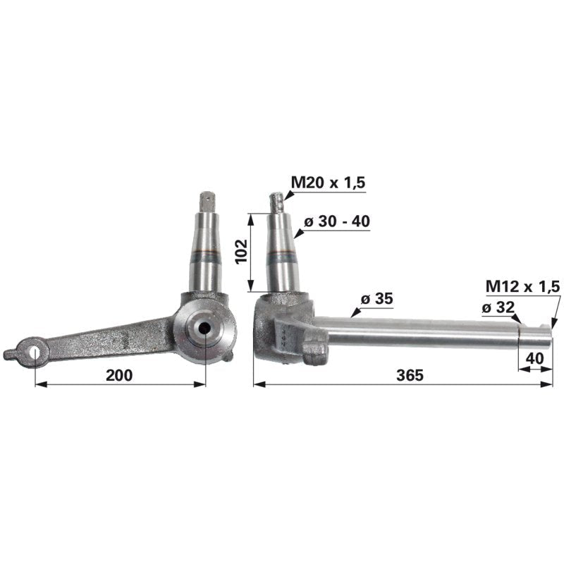 Achsschenkel links anstelle von Steyr 1292410077