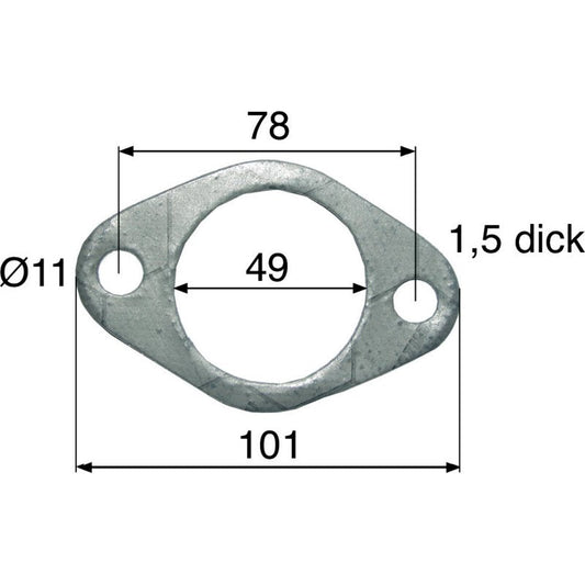 Flanschdichtung anstelle von Steyr 1192540009