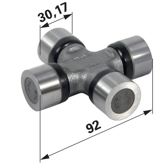 Kreuzgelenk 92 x 30,17 mm 84355321