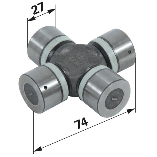 Kreuzgelenk 74 x 27 mm anstelle von Steyr 1-33-742-054