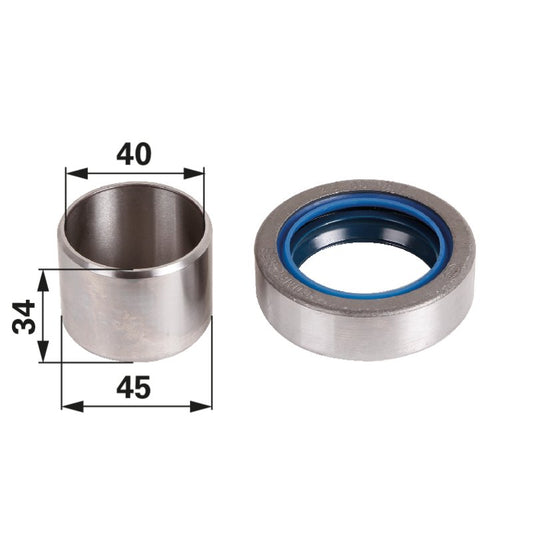 Wellendichtring mit Buchse anstelle von Steyr 1-33-742-051