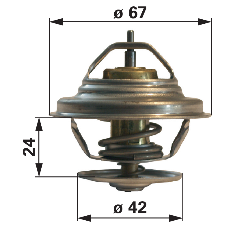 Thermostat 83 Grad anstelle von Steyr 162000060702