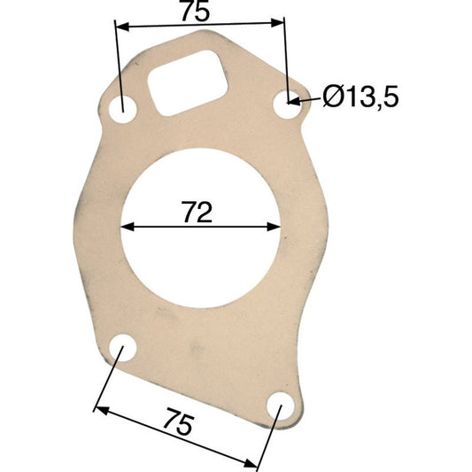 Flanschdichtung passend zu Wasserpumpe T188 / 30