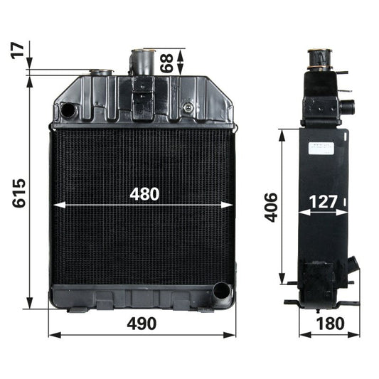 Kühler passend zu Steyr 8060/8070