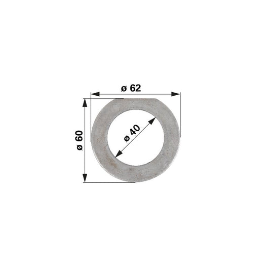 Einstellscheibe 3 mm anstelle von Steyr 1192410037