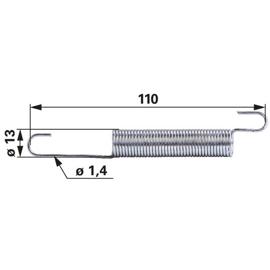 Feder anstelle von Steyr 1480A570063