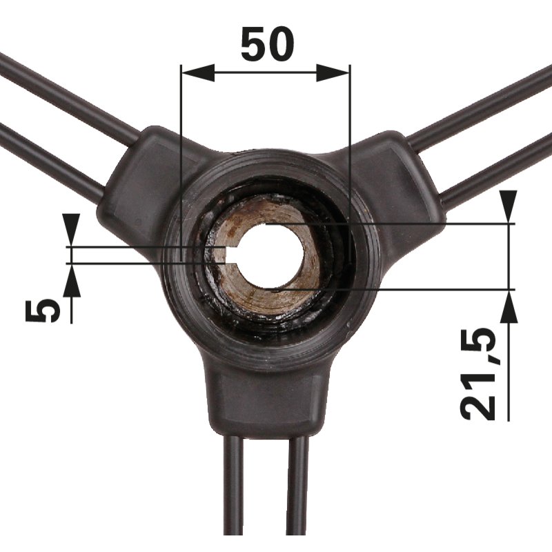 Lenkrad mit Doppelspeiche passend zu Steyr T80 - 290