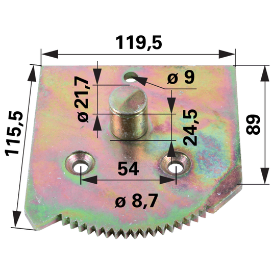 Segment für Handbremse anstelle von Steyr 1292350120