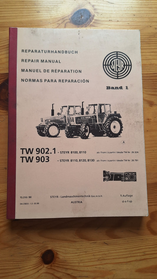 Reparaturhandbuch Steyr Getriebe TW 902.1 / 903  Band 1