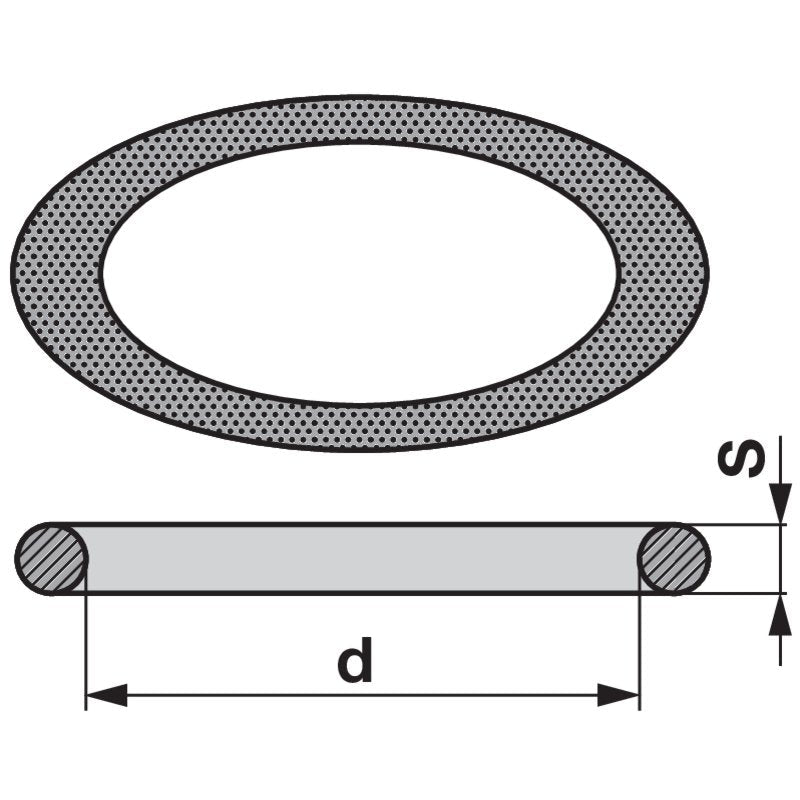 O-Ringe Dm 78,97 x 3,53 mm, 10 Stück NBR 70 Shore, DIN3771