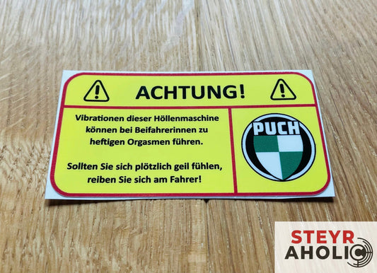 Aufkleber Puch "Vibrationen"