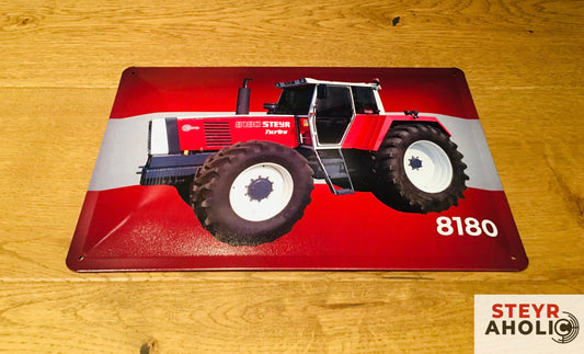 Blechschild Steyr 8180