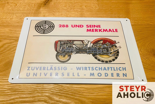 Steyr - Blechschild 288