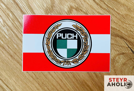 Aufkleber "Puch Fahne (Österreich)"